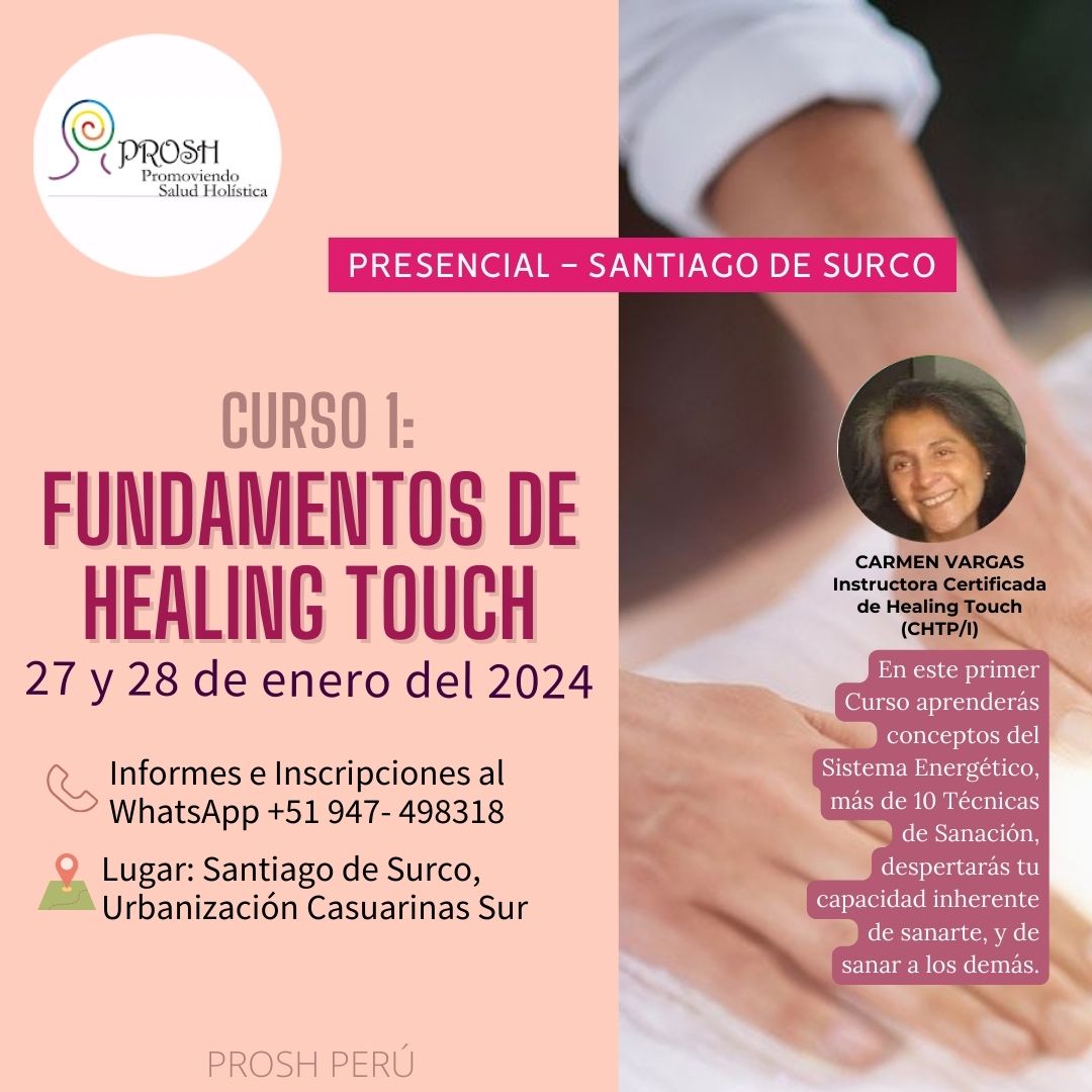 CURSO 1: FUNDAMENTOS DE HEALING TOUCH